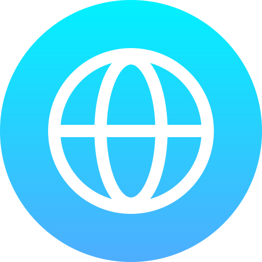 An icon that shows the symbol of a web browser