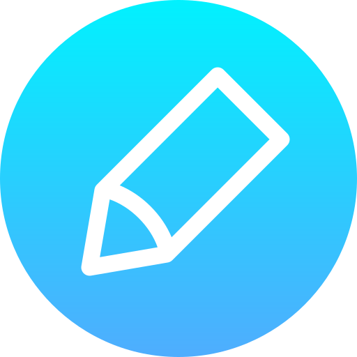 An icon that shows an image of a pencil