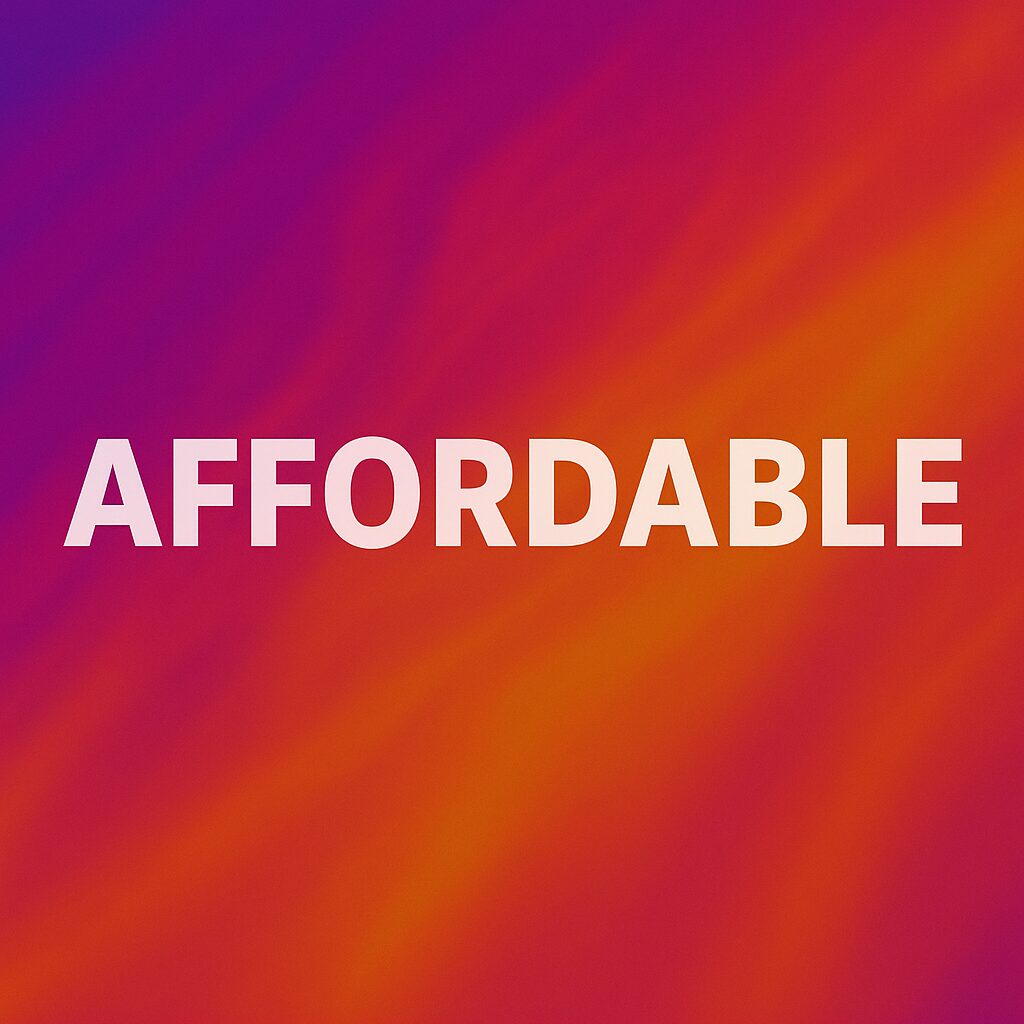 The word affordable