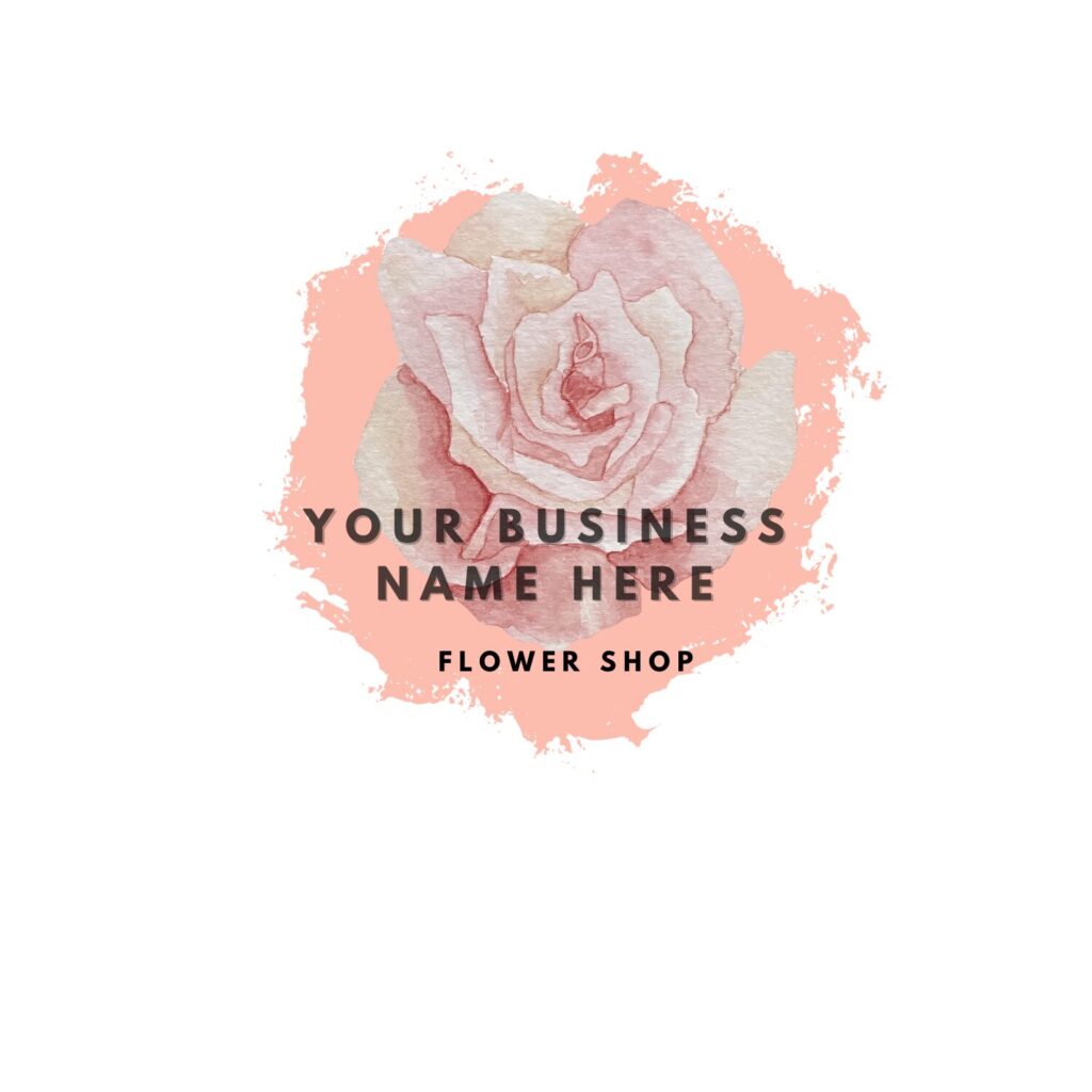 A flower logo